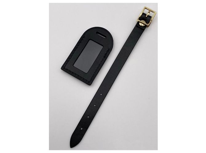 Etiqueta de equipaje Louis Vuitton negra Negro - vista 3