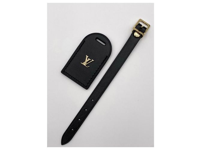 Etiqueta de equipaje Louis Vuitton negra Negro - vista 5