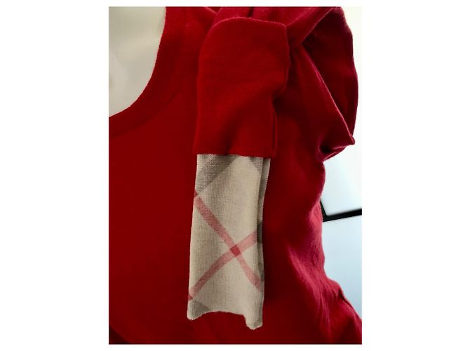 Jersey Burberry de lana rojo Roja - vista 2