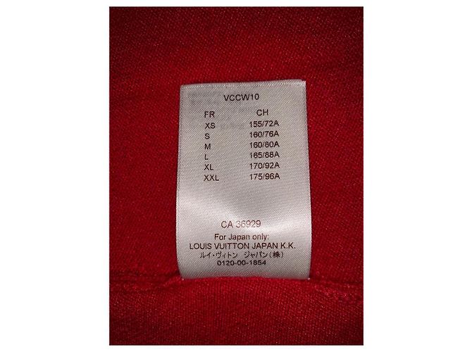 Louis Vuitton Jersey de cachemira rojo oversize M Roja - vista 3