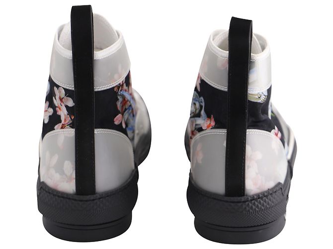 Dior x Sorayama - Imprimé Robot B23 Baskets Monogram en Toile Noire - vue 4