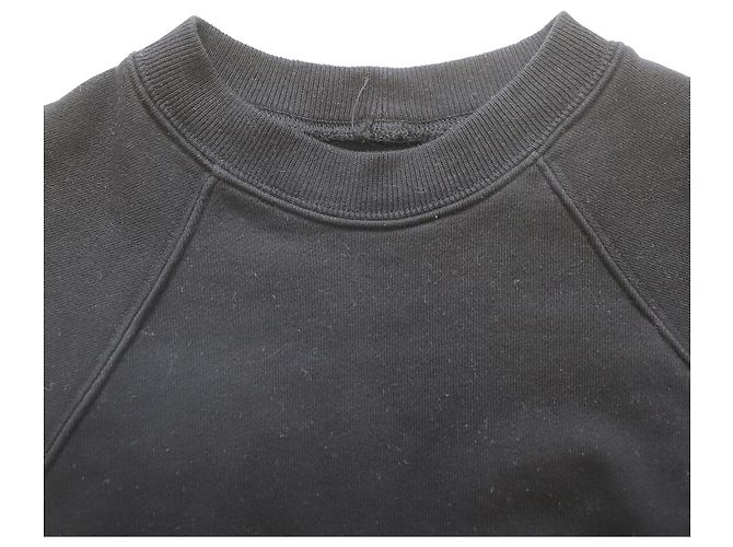 Citizens Of Humanity Pullover mit gerafften Ärmeln aus schwarzer Wolle - Ansicht 6