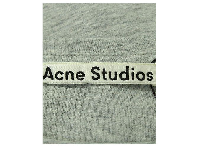 Camiseta Acne Studios Nairobi C Base em Algodão Cinza - vista 4