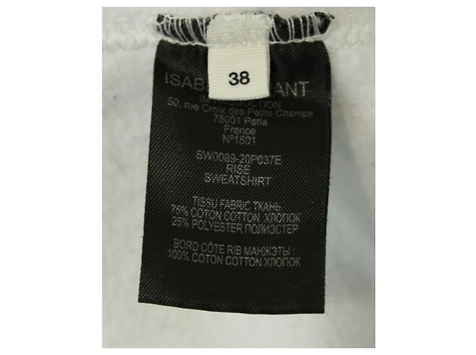 Sudadera Isabel Marant Étoile Erise de algodón blanco - vista 5
