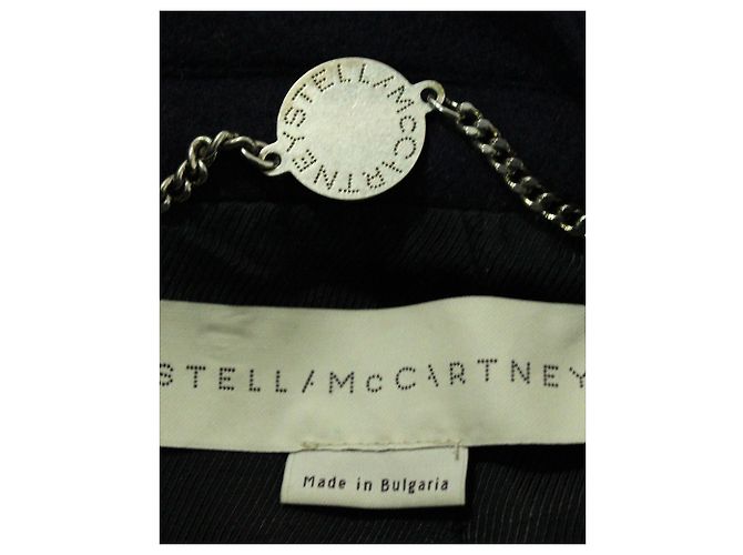 Stella Mc Cartney Abrigo Stella Mccartney Bryce de lana azul marino - vista 4
