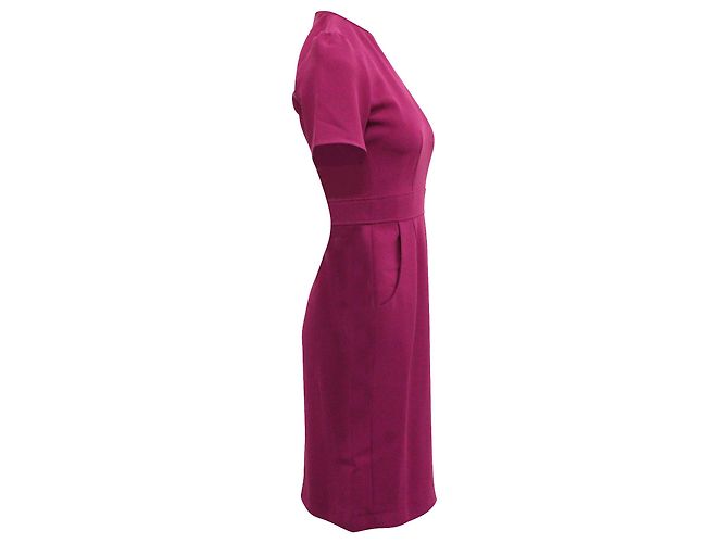 Iris & Ink Etuikleid aus Polyester in Magenta Lila - Ansicht 2