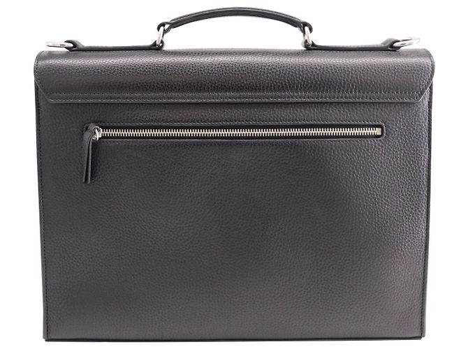 Sac Porte-Documents Mulberry Chiltern en Cuir Noir - vue 3