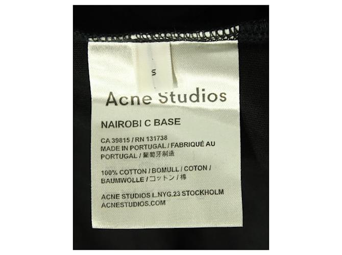 Acne Studios Nairobi C Base Tee en algodón negro - vista 6
