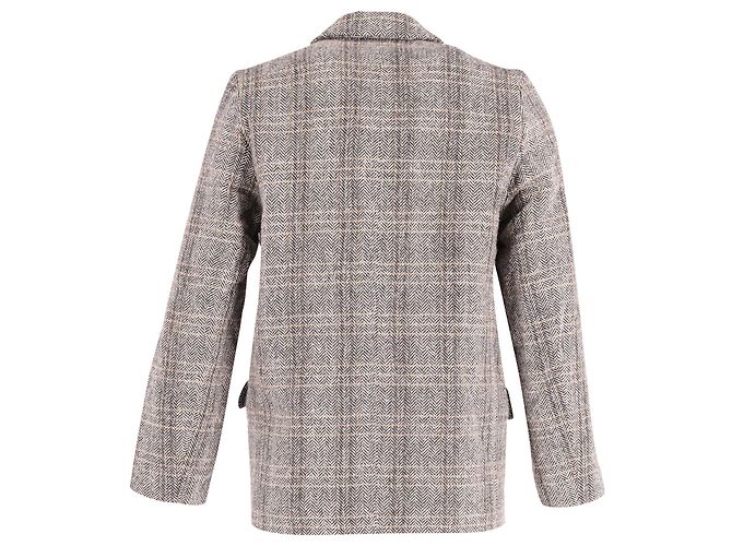 Isabel Marant Etoile Charly Herringbone Blazer in Multicolor Wool - view 3