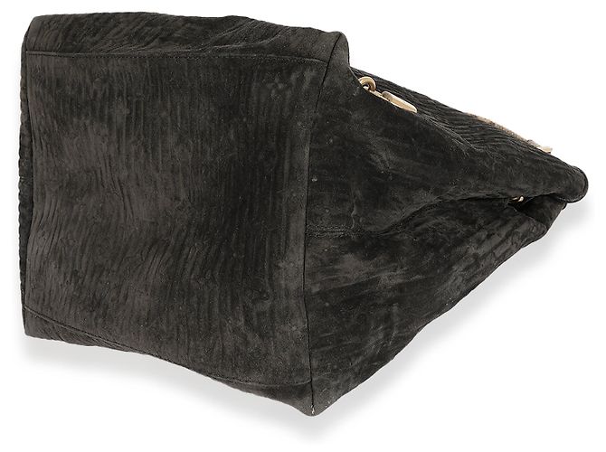 Borsa Louis Vuitton Kohl Suede Whisper Gm Nero - vista 2