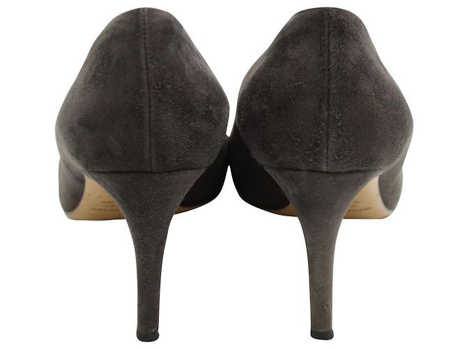 Décolleté Isabel Marant Classic in camoscio grigio - vista 4