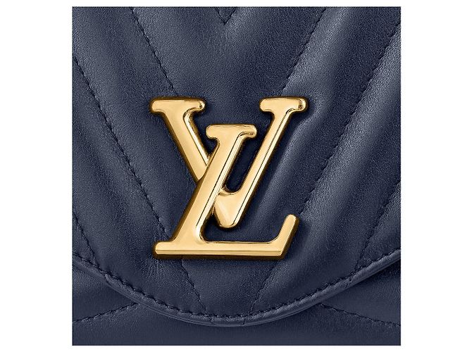 Louis Vuitton Borsa LV New wave con catena blu - vista 4