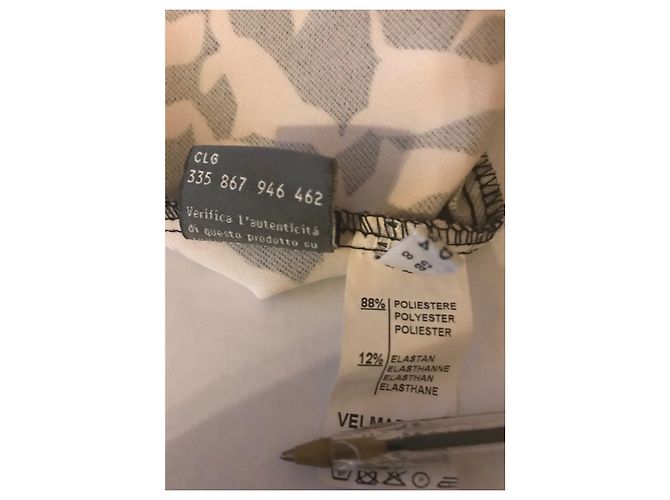 Blumarine Kleid mit Seelöwen-Print Schwarz Weiß - Ansicht 5