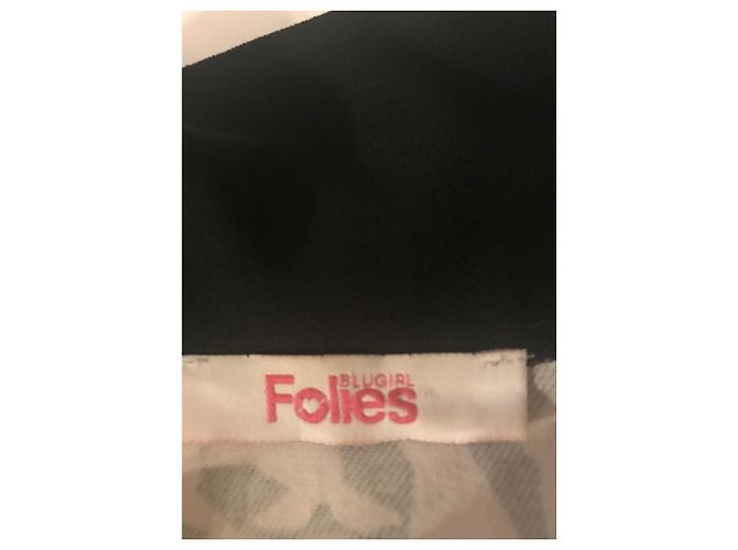 Blumarine Kleid mit Seelöwen-Print Schwarz Weiß - Ansicht 7