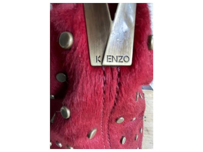Borsa a mano Kenzo Pagodon in pelle rossa Rosso - vista 2