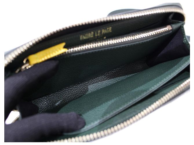 Fauré Le Page FAURE LE PAGE Foret Le Page Pochette Portafoglio Tracolla Portafoglio Tracolla Verde Giallo - view 8