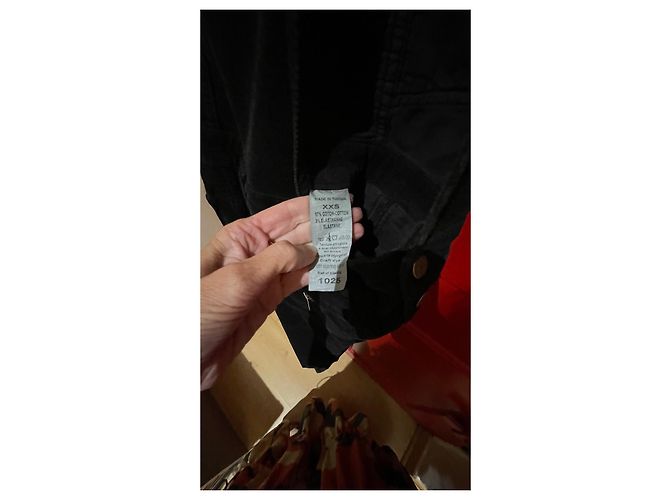 Soeur Latzhose aus schwarzem Samt 135 cm - Ansicht 5