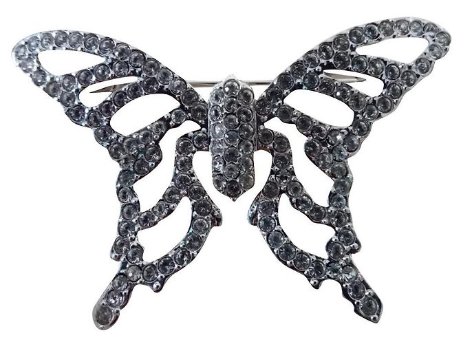 Broche Papillon Vintage Marque MVX - Bijou Occasion - Superbe état - Pièce Unique