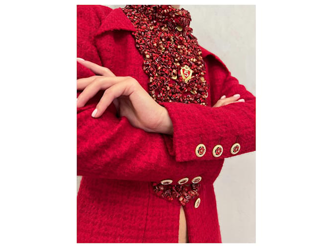Chanel Chaquetas Roja - vista 7