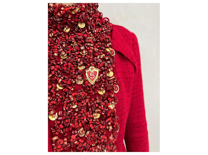 Chanel Chaquetas Roja - vista 8