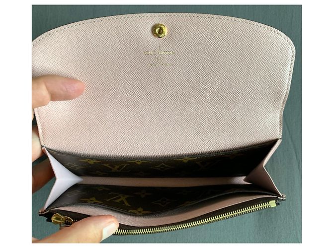 Louis Vuitton Emilie Geldbörse Monogramm Rosa - Ansicht 4