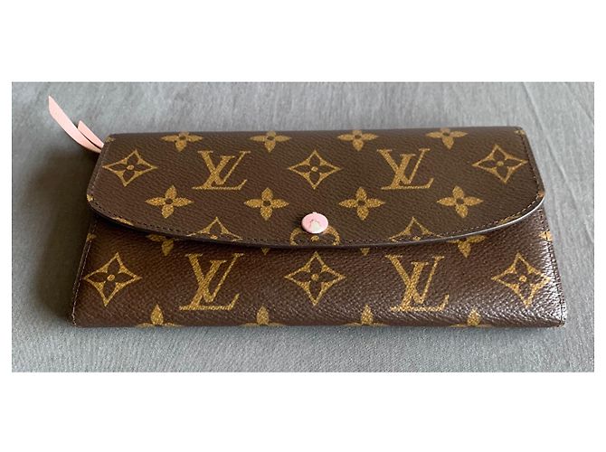 Louis Vuitton Emilie Geldbörse Monogramm Rosa - Ansicht 6
