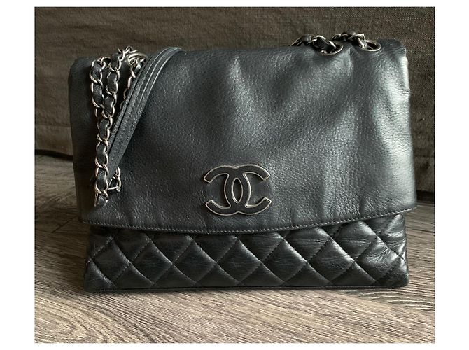 Timeless Chanel Bolsa com aba Timelles Classique Preto - vista 10