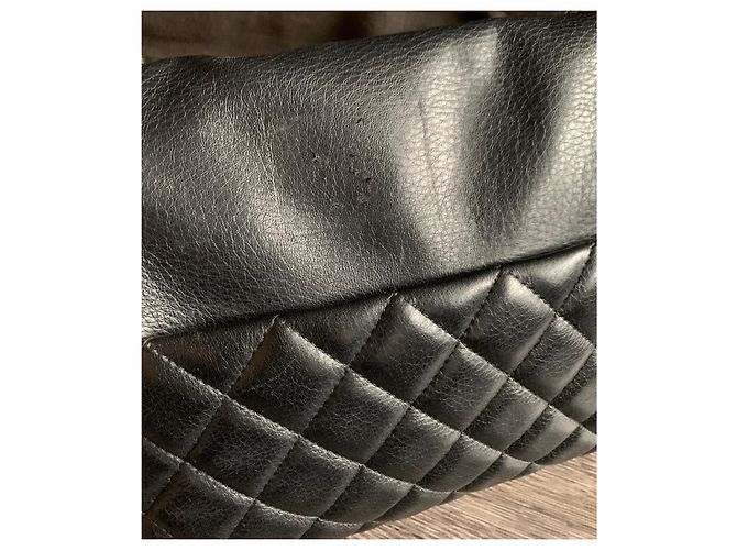 Timeless Chanel Bolsa com aba Timelles Classique Preto - vista 8