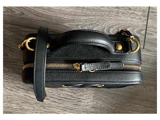 Chanel Filigree Vanity Case in pelle caviar nera Nero - vista 5