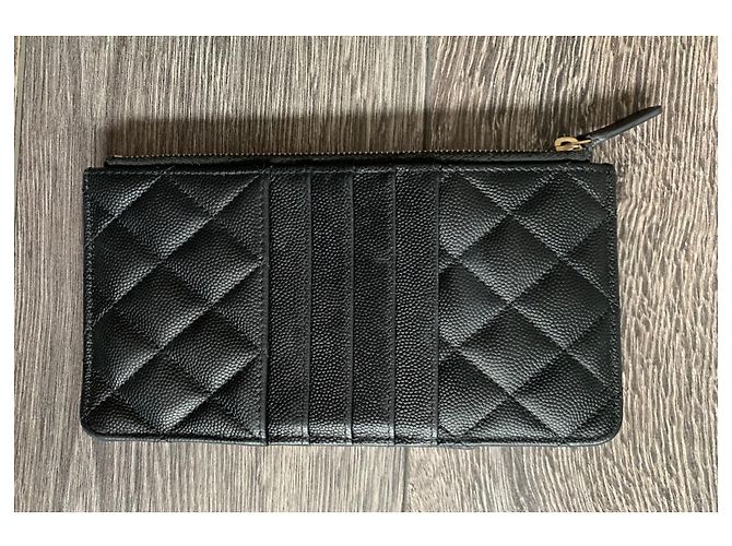 Chanel Monedero Timeless Classique Filigrana Negro - vista 2