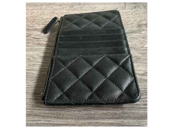 Chanel Monedero Timeless Classique Filigrana Negro - vista 9