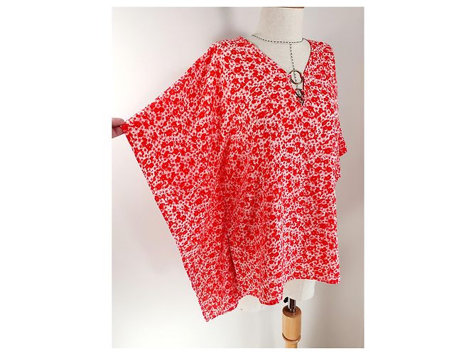 Top Michael Kors Rosa Rojo Roja - vista 2