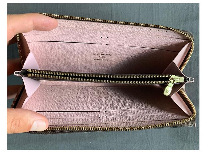Cartera Louis Vuitton Clemence marrón oscuro - vista 4