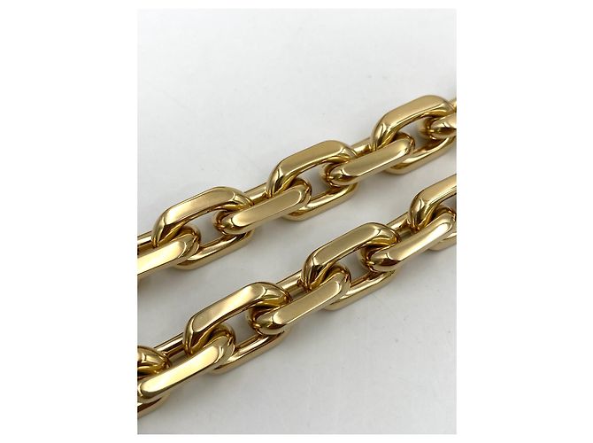 Tracolla catena Louis Vuitton dorata D'oro - vista 3