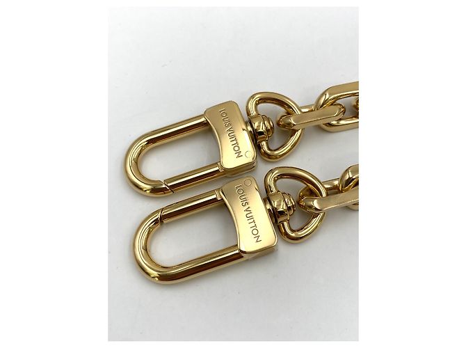 Tracolla catena Louis Vuitton dorata D'oro - vista 4
