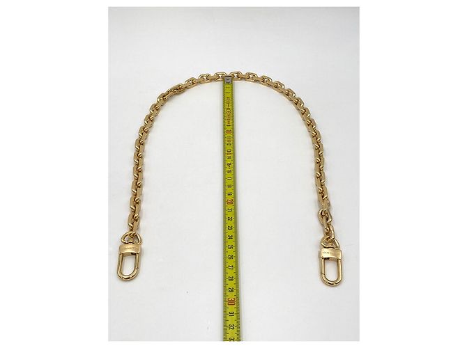Tracolla catena Louis Vuitton dorata D'oro - vista 5