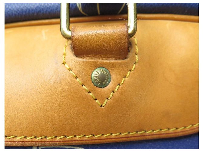 LOUIS VUITTON PLEIN AIR LONG KEEPALL LV AMERICA'S CUP BAG Blu - vista 6