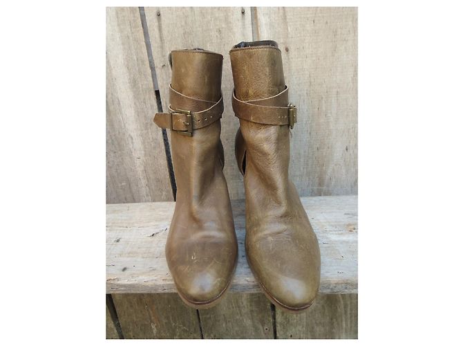 botas Vanessa Bruno Athe p 41 Caqui - vista 3