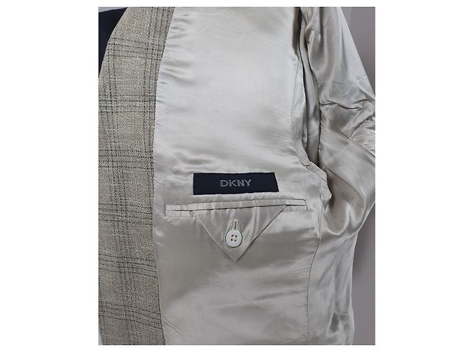 Dkny Blazer in cotone e lana Multicolore - vista 5