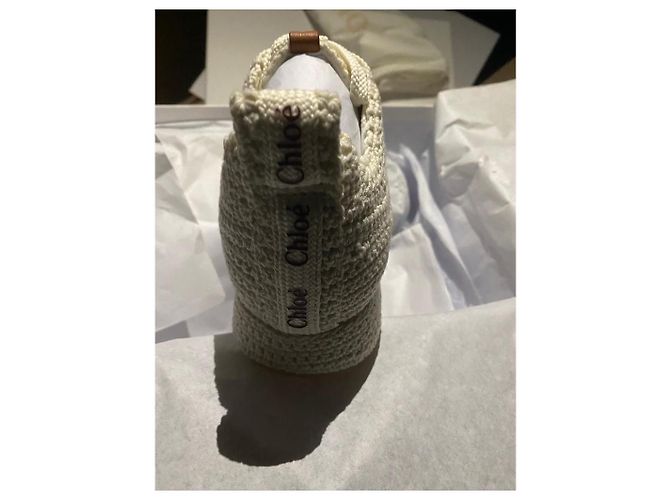 Chloé sneakers basse myha Bianco - vista 3