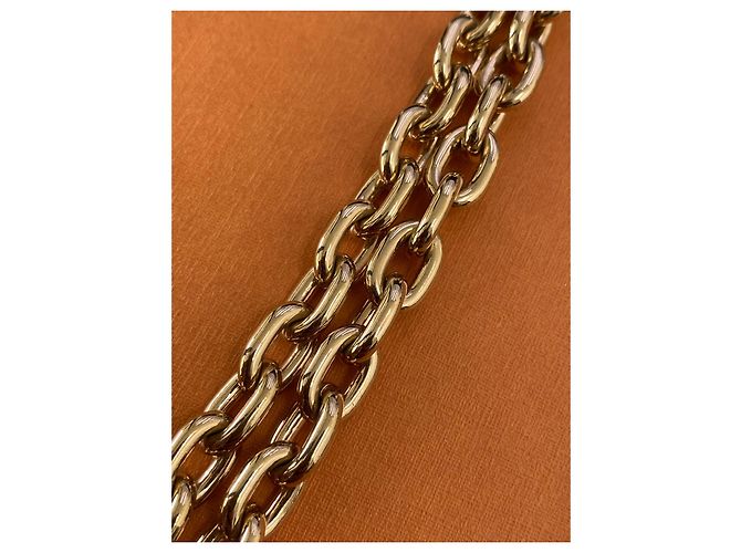 Tracolla amovibile a catena Louis Vuitton dorata D'oro - vista 4