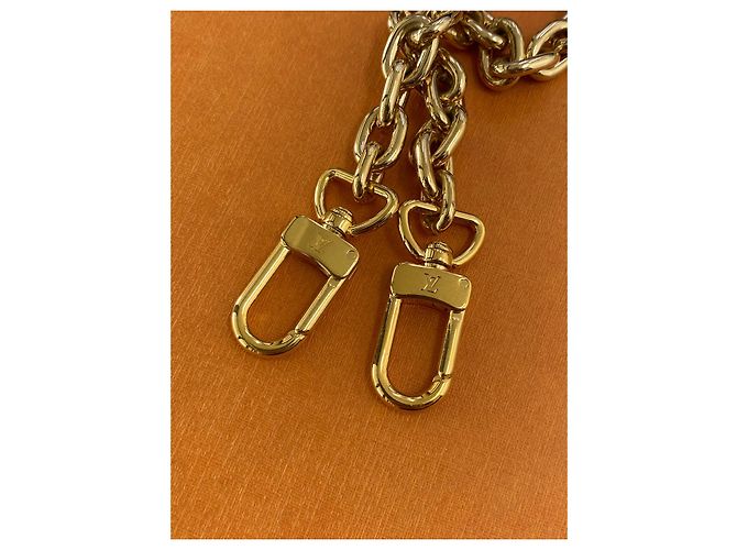 Tracolla amovibile a catena Louis Vuitton dorata D'oro - vista 5
