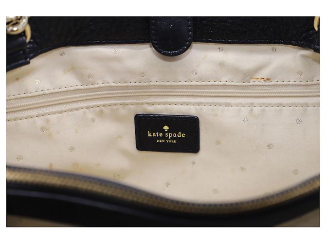 Kate Spade Mary Anne gesteppte Tasche aus schwarzem Leder - Ansicht 7