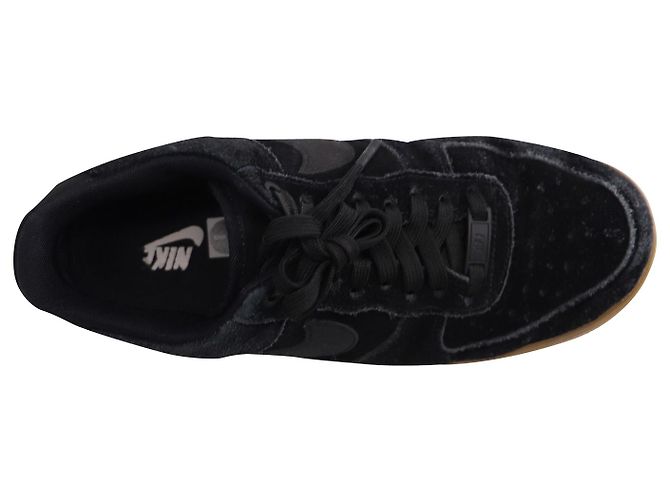 Nike Air Force 1 07 LV8 in camoscio di gomma nera Nero - vista 6