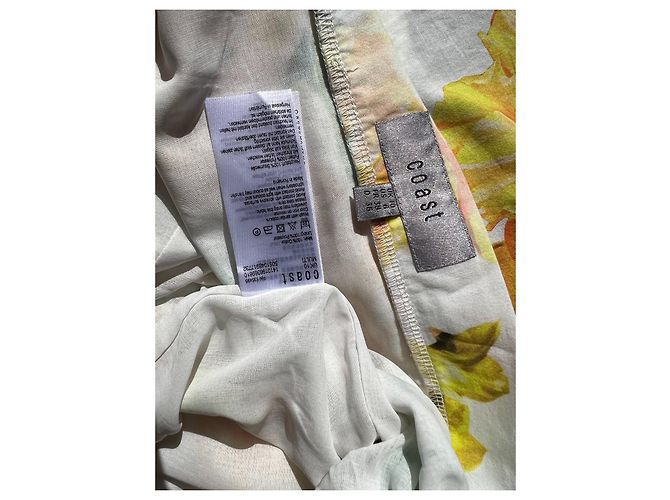 Blusa de verano de algodón Coast Blanco Verde - vista 4