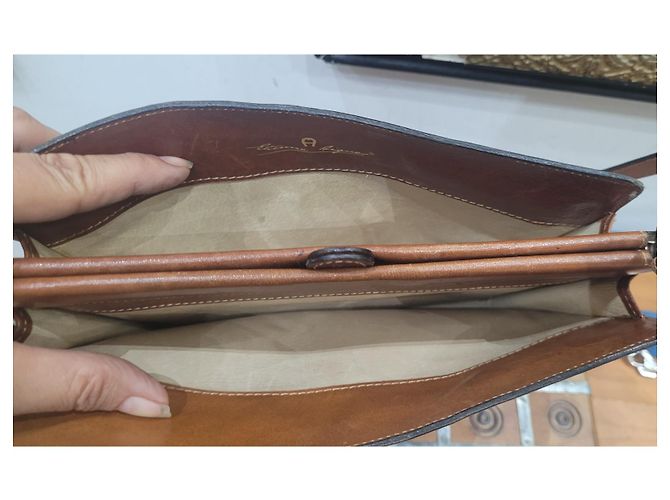 Vintage Etienne Aigner Tasche Hellbraun - Ansicht 4