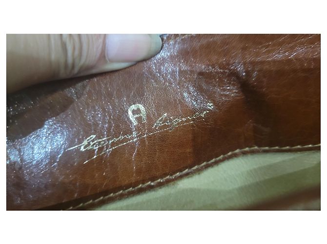 Vintage Etienne Aigner Tasche Hellbraun - Ansicht 6