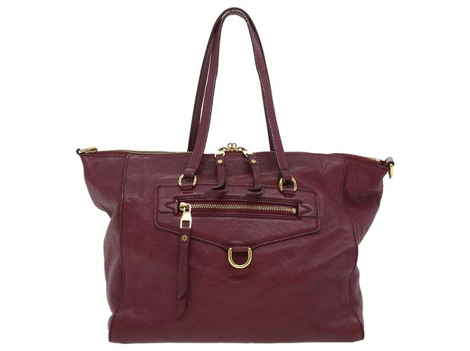 LOUIS VUITTON Monogram Empreinte Lumineuse PM Tote Bag Viola M94046 auth 30657 Porpora - vista 13