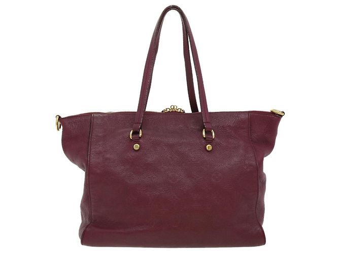 LOUIS VUITTON Monogram Empreinte Lumineuse PM Tote Bag Viola M94046 auth 30657 Porpora - vista 2