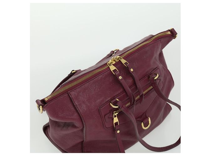 LOUIS VUITTON Monogram Empreinte Lumineuse PM Tote Bag Viola M94046 auth 30657 Porpora - vista 6